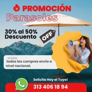 Promoción de Fábrica de Carpas y Parasoles Colombia